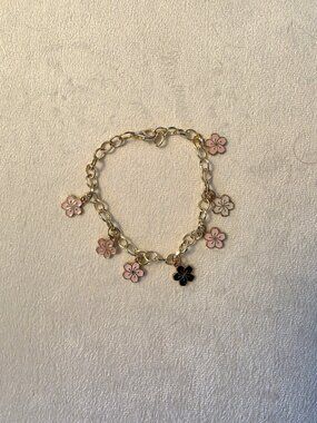 Little Floral Charm Bracelet